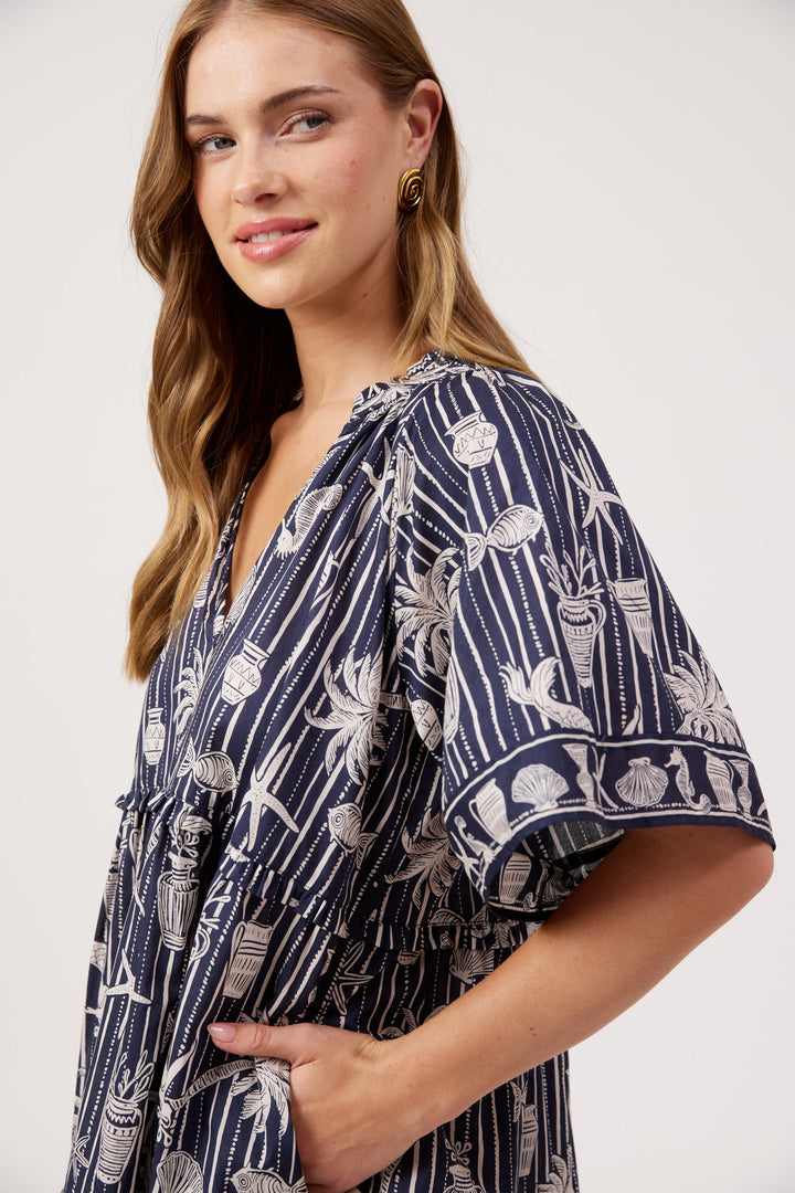 Haven Sea Blue Crete Dress