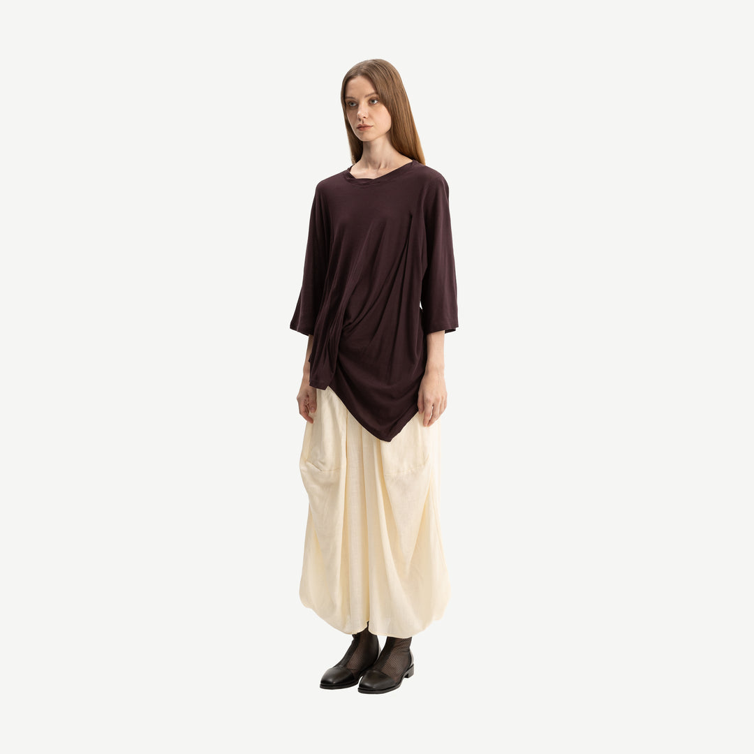 Bone & Arrow Wine Rae Top