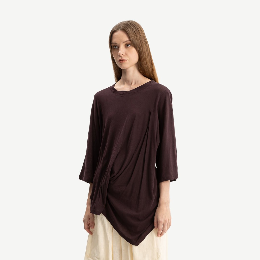 Bone & Arrow Wine Rae Top
