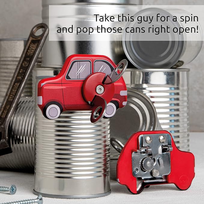 OTOTO Can-Do Car-Shaped Manual Can Opener