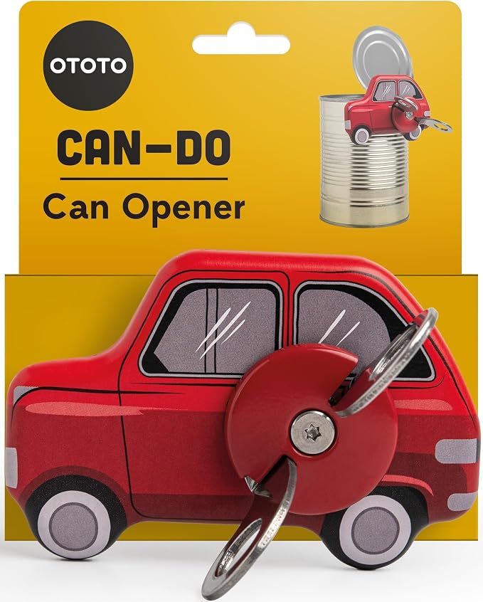 OTOTO Can-Do Car-Shaped Manual Can Opener