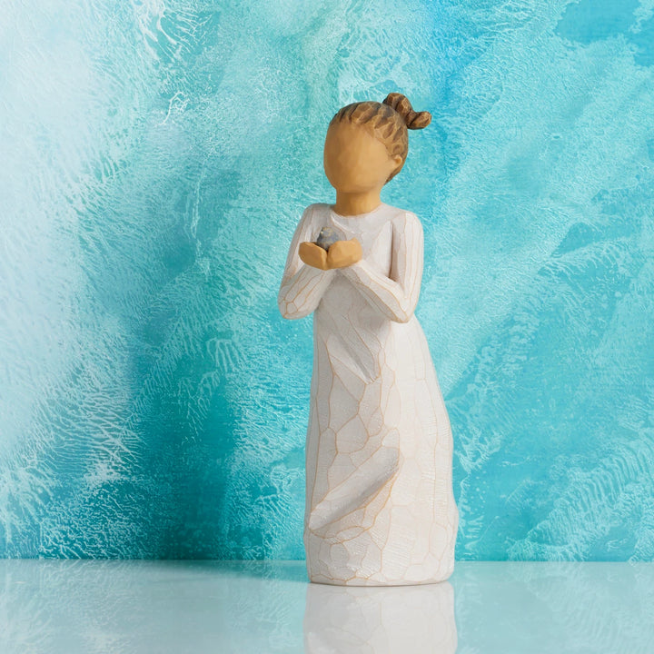 Willow Tree Nurture Bluebird Figurine
