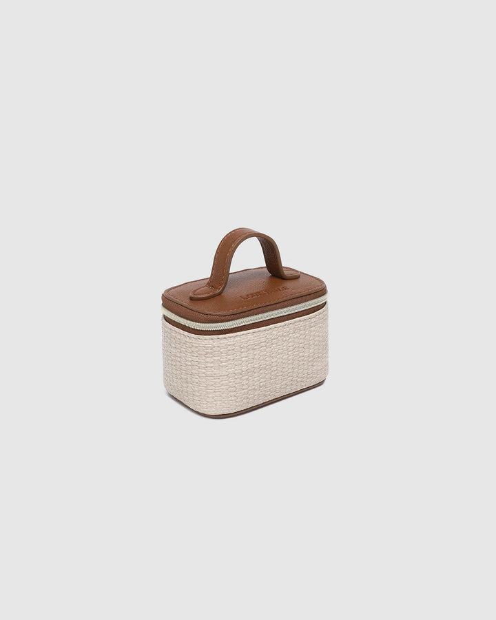 NATURAL TAN TRUDY JEWELLERY BOX