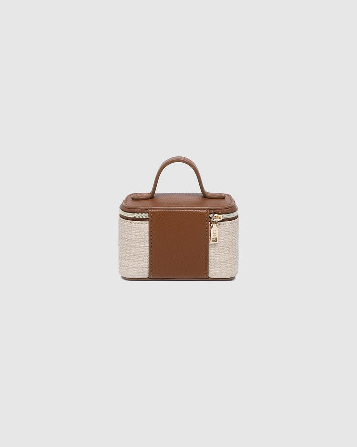NATURAL TAN TRUDY JEWELLERY BOX