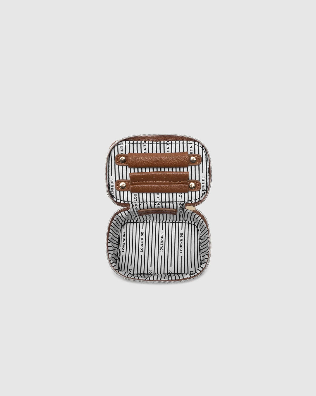NATURAL TAN TRUDY JEWELLERY BOX