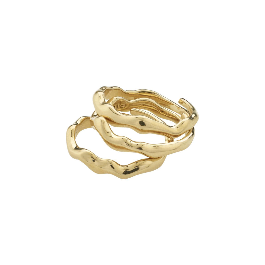 GOLD PENELOPE RING STACK