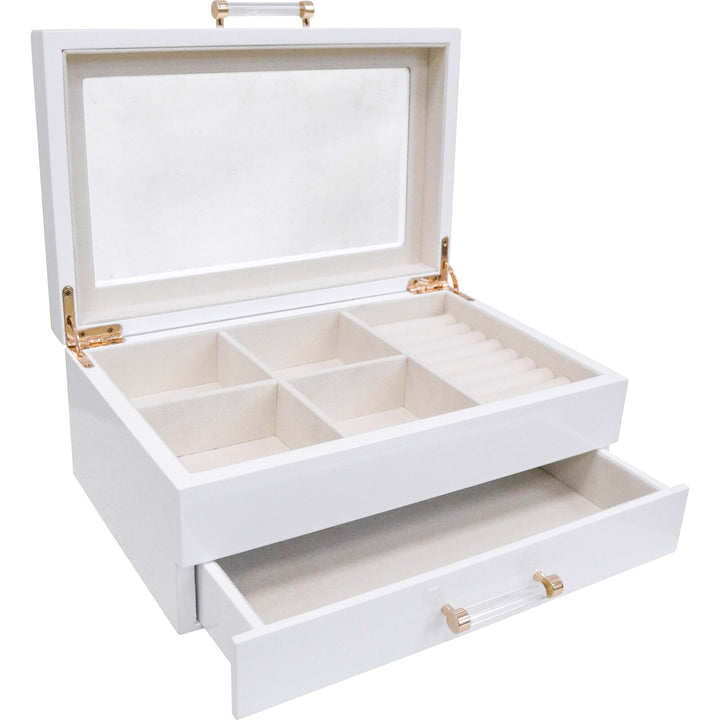 LARGE LACQUER JEWELLERY BOX