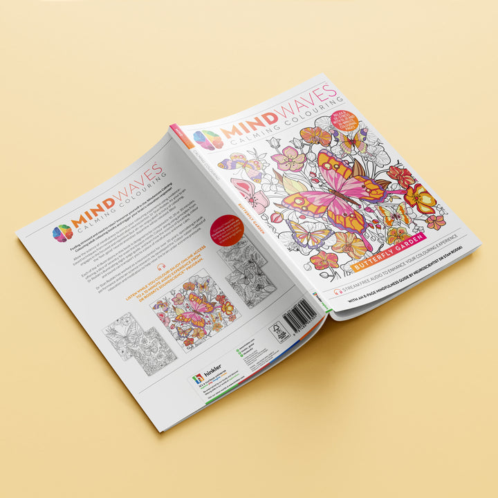 Hinkler Mindwaves Butterfly Garden Colouring Book