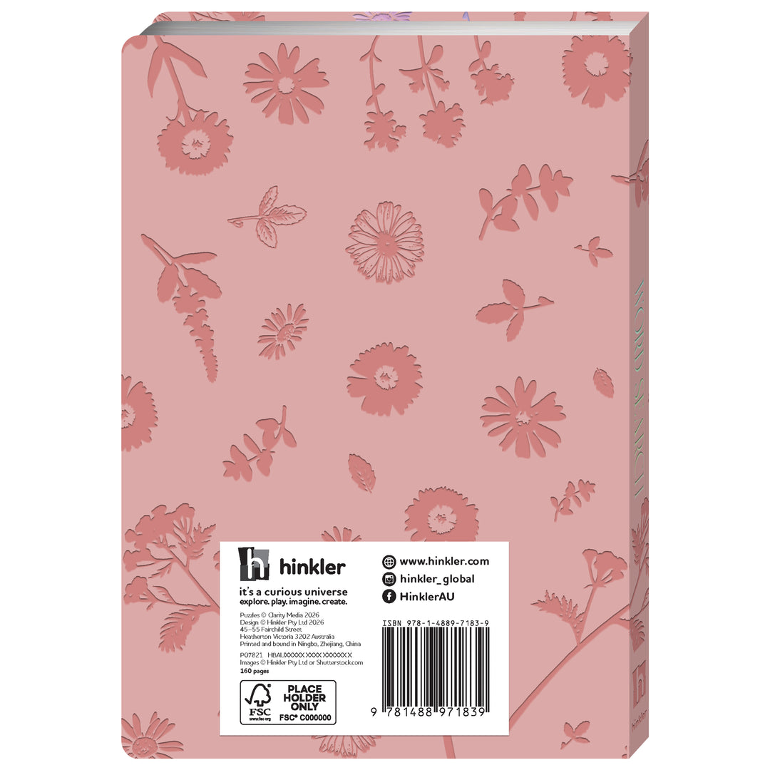 Hinkler Faux Leather Word Search Puzzle Book