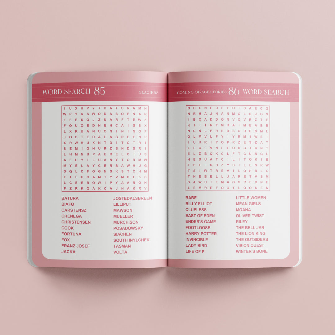 Hinkler Faux Leather Word Search Puzzle Book