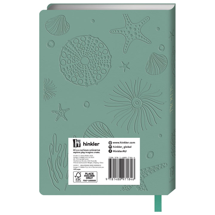 Hinkler Faux Leather Sudoku Puzzle Book in sage green - view 4