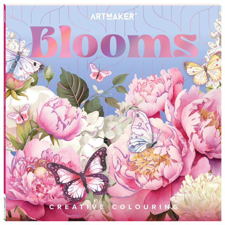 Hinkler Blooms Create Colouring Book
