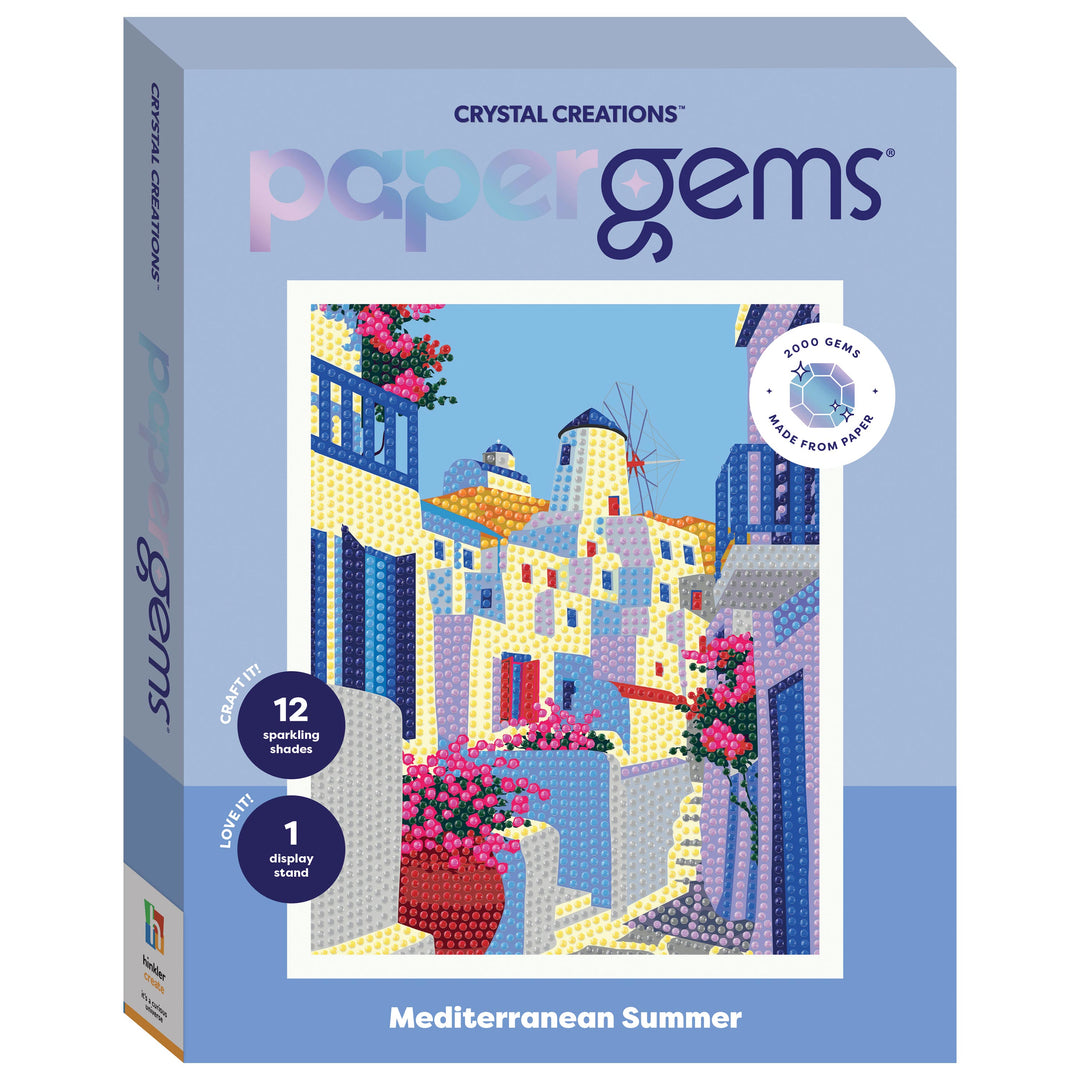 Hinkler Paper Gems Mediterranean Summer Craft Kit