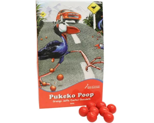 Pukeko Poop Choc Jaffas