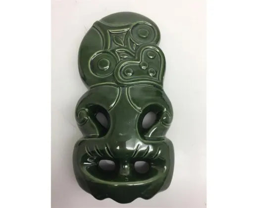 Green Tiki Wall Hanging