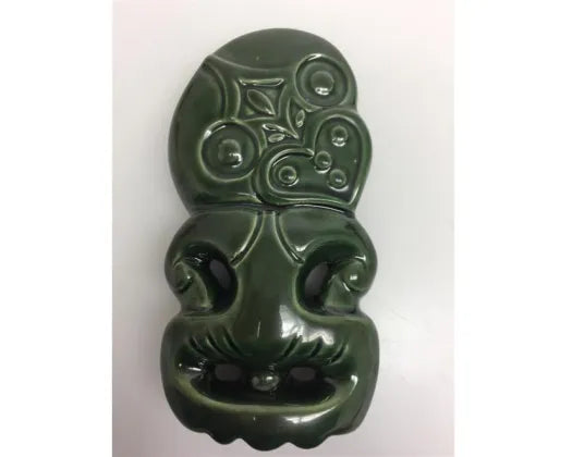Green Tiki Wall Hanging