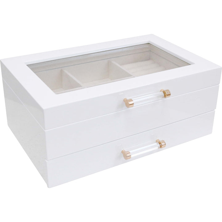 LARGE LACQUER JEWELLERY BOX
