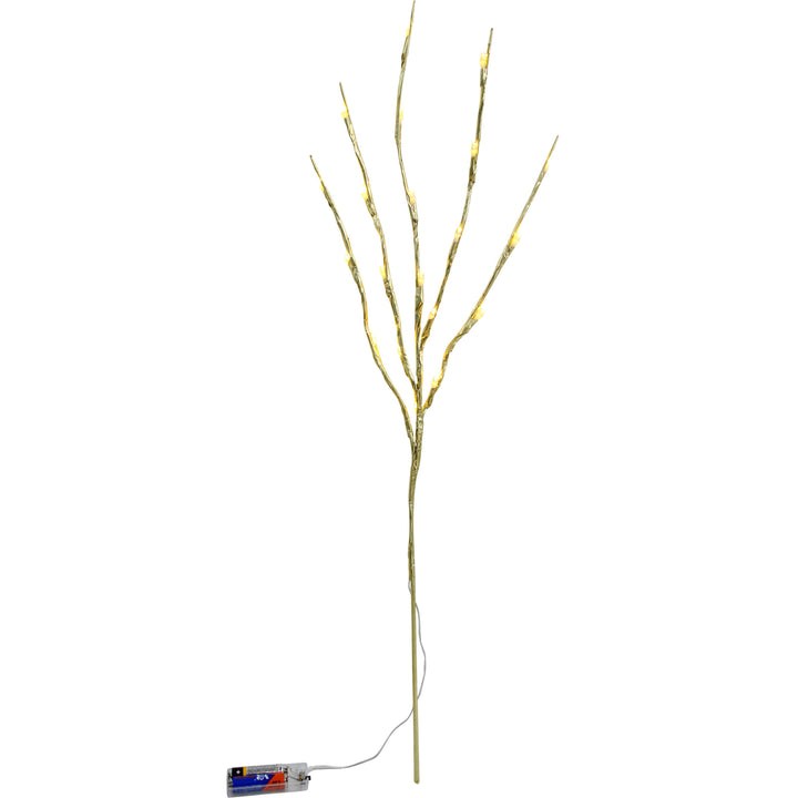 70cm Light Up Gold Branch Stem