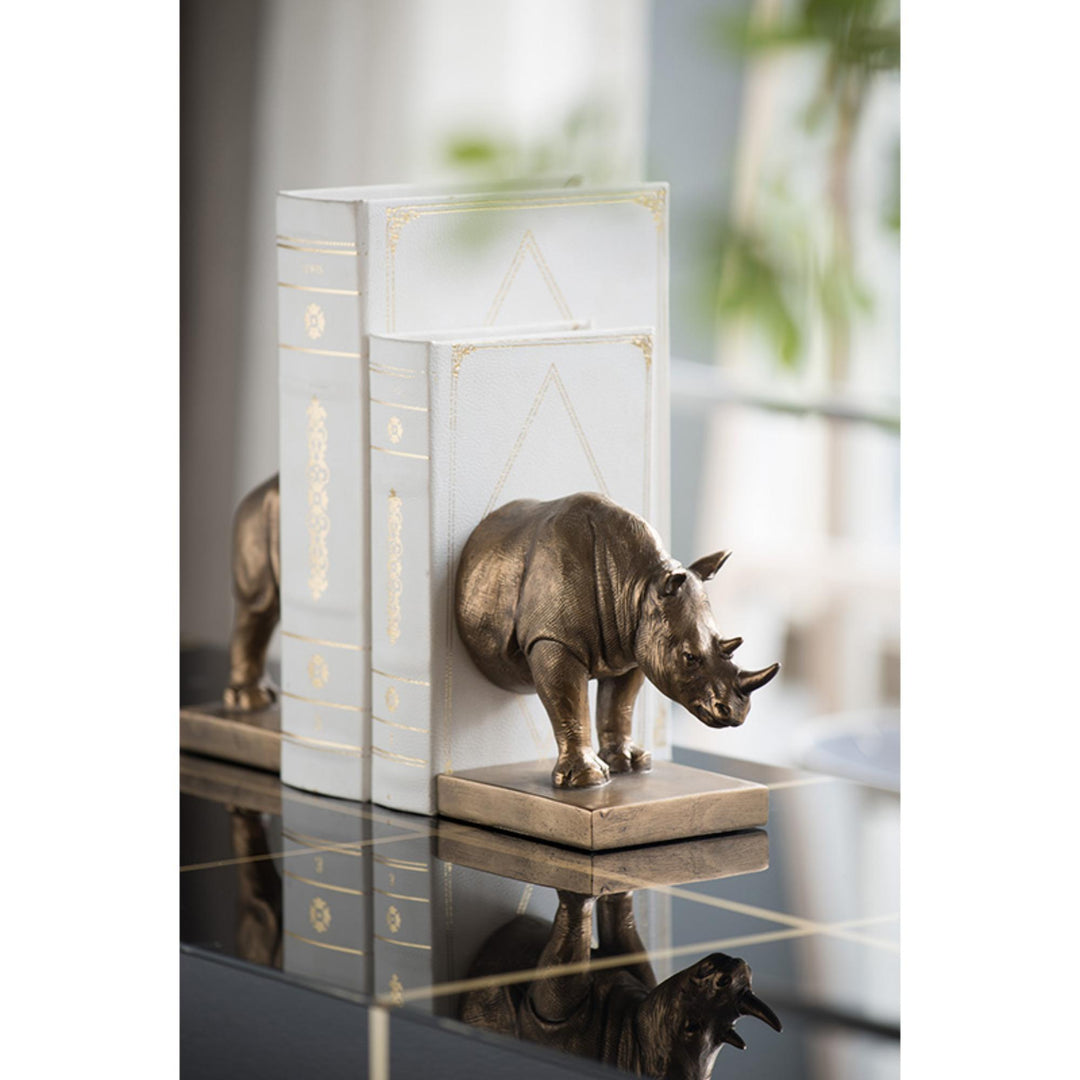 Le Monde Rhino Bookends