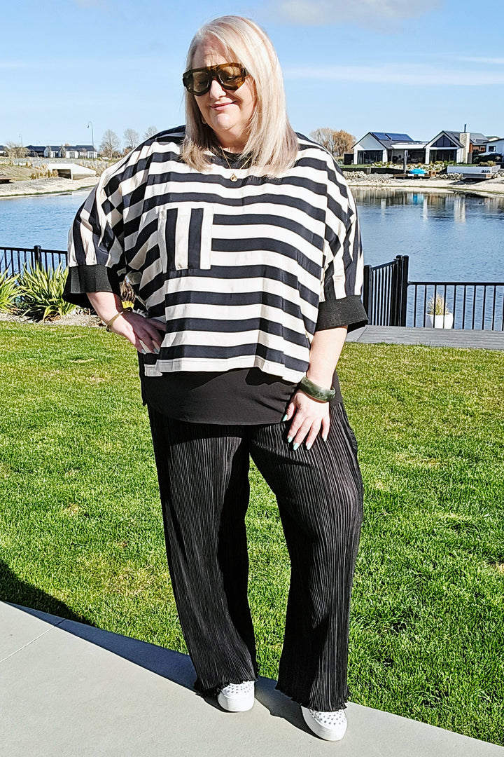 Blacklist Stripe Arden Top