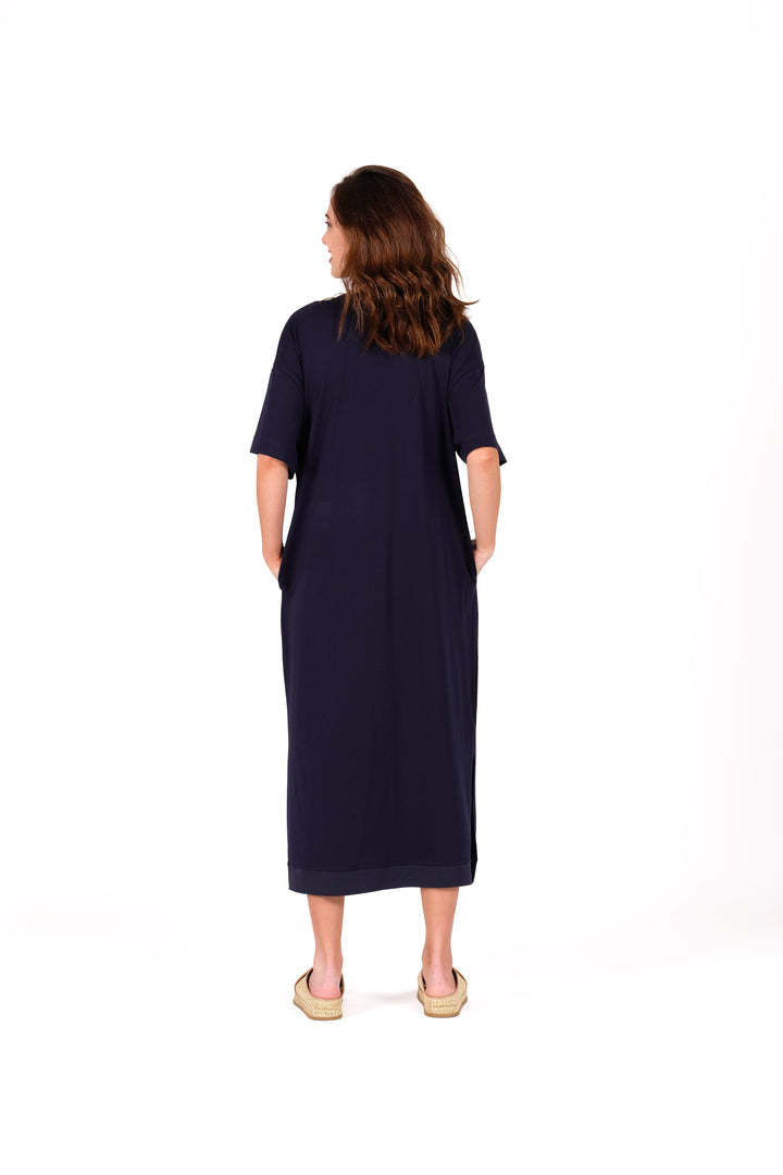 Jellicoe Navy Flower Evie Dress
