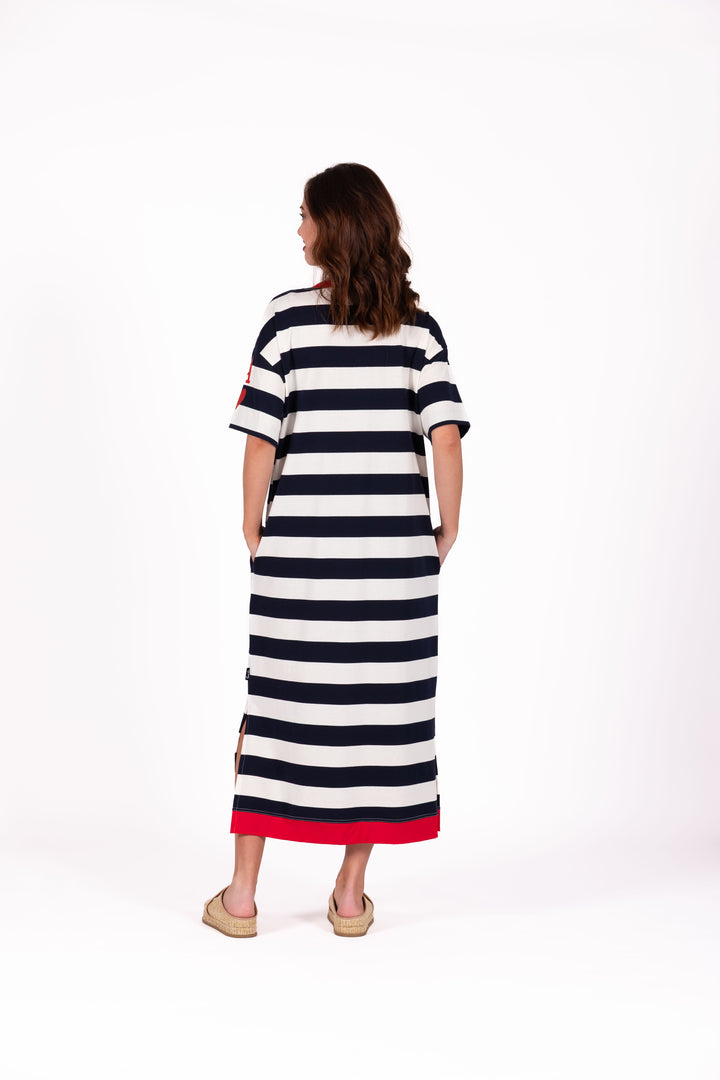 Jellicoe Navy Stripe Evie Dress