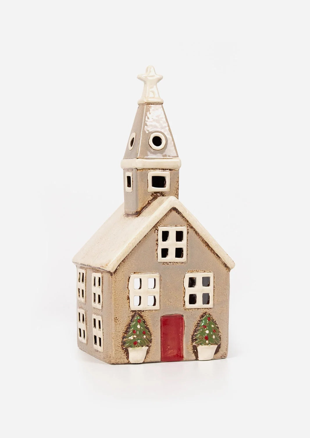 French Country Stone Alsace Church Tealight House