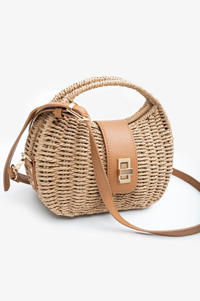 Antler Palmoa Woven Shoulder & Crossbody Bag