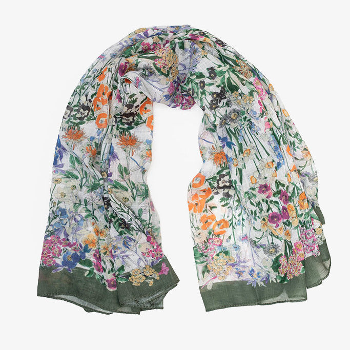 Antler English Garden Khaki Scarf