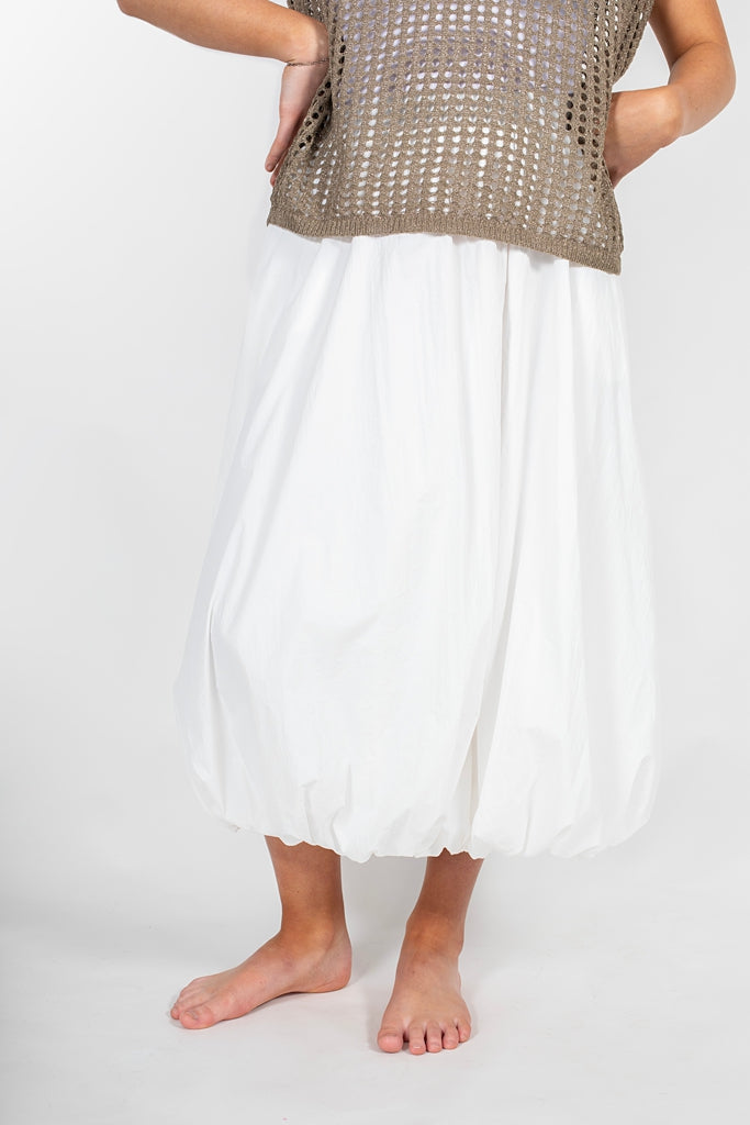White Bubble Skirt
