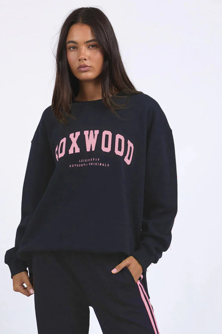 Foxwood Interval Crew Navy & Pink