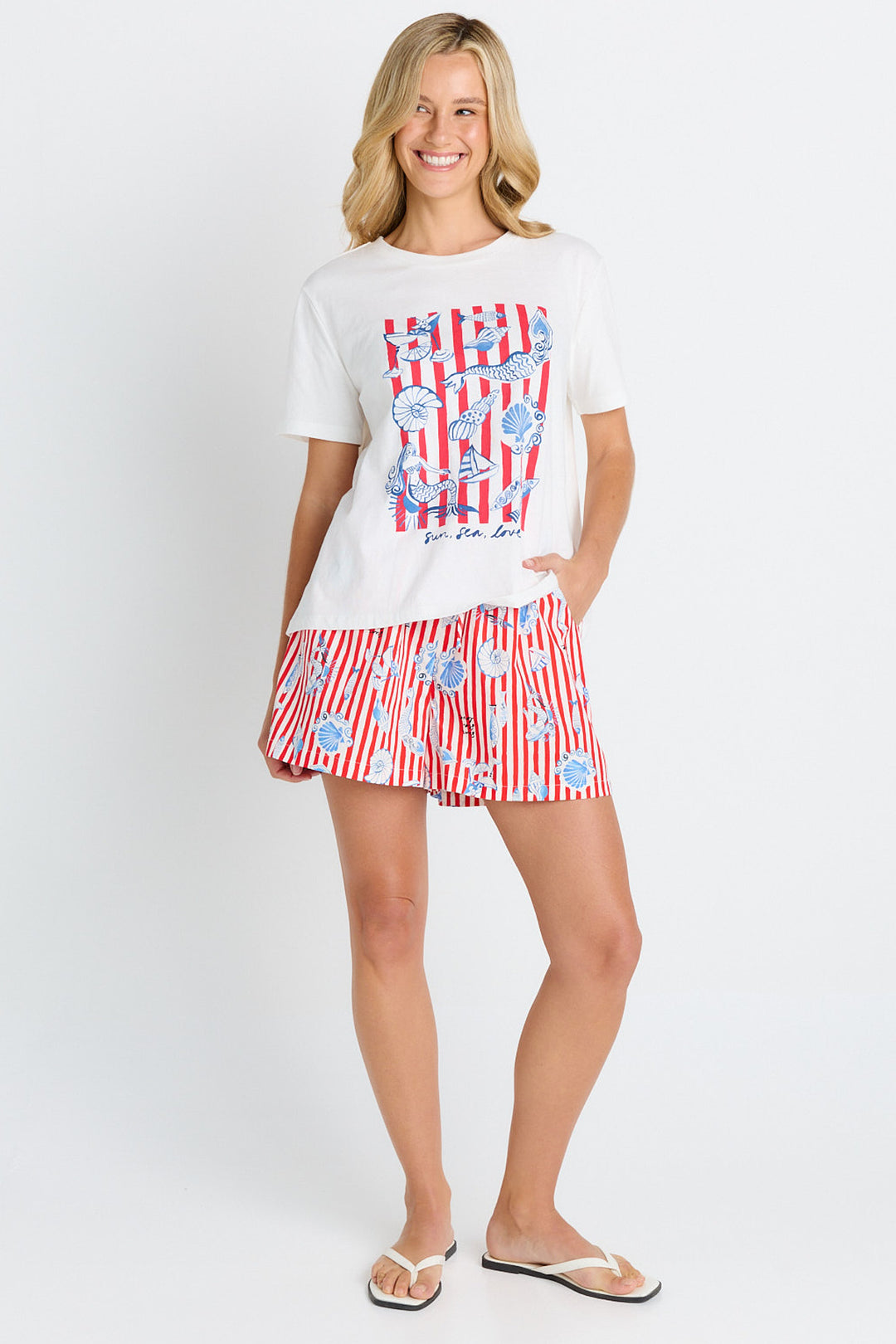 Betty Basics Sun Sea & Love Ellia Tee