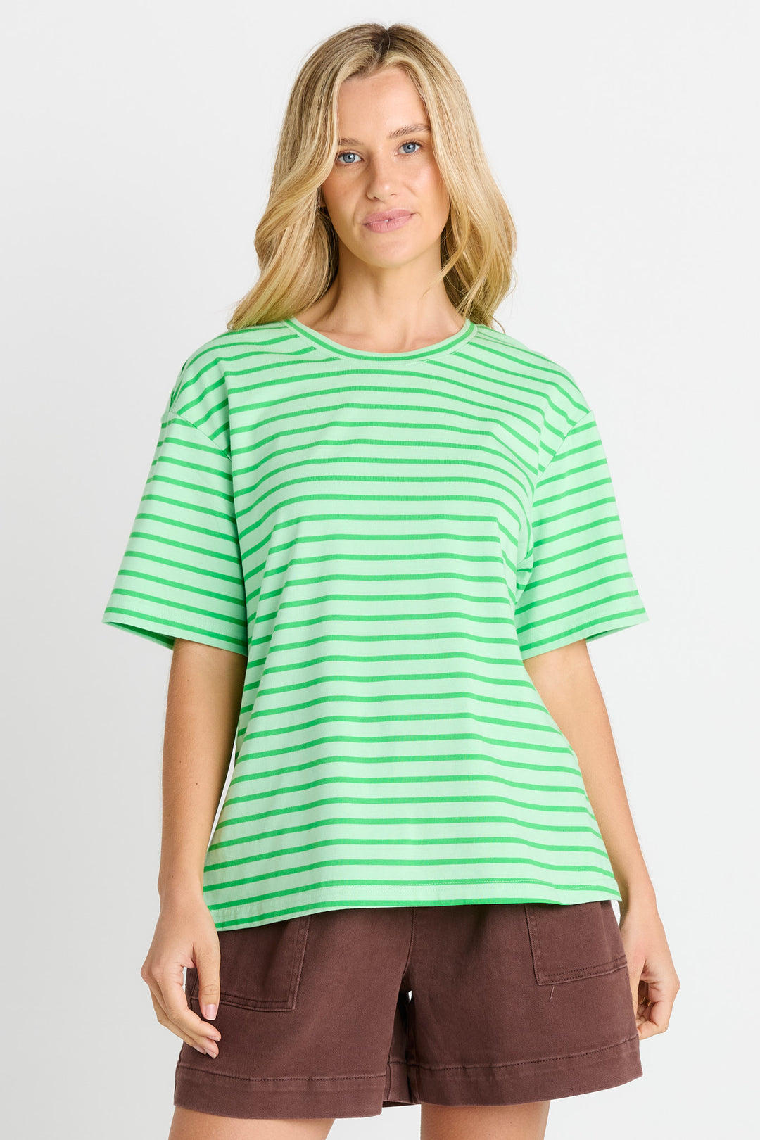 Betty Basics Green Relax Boxy Tee