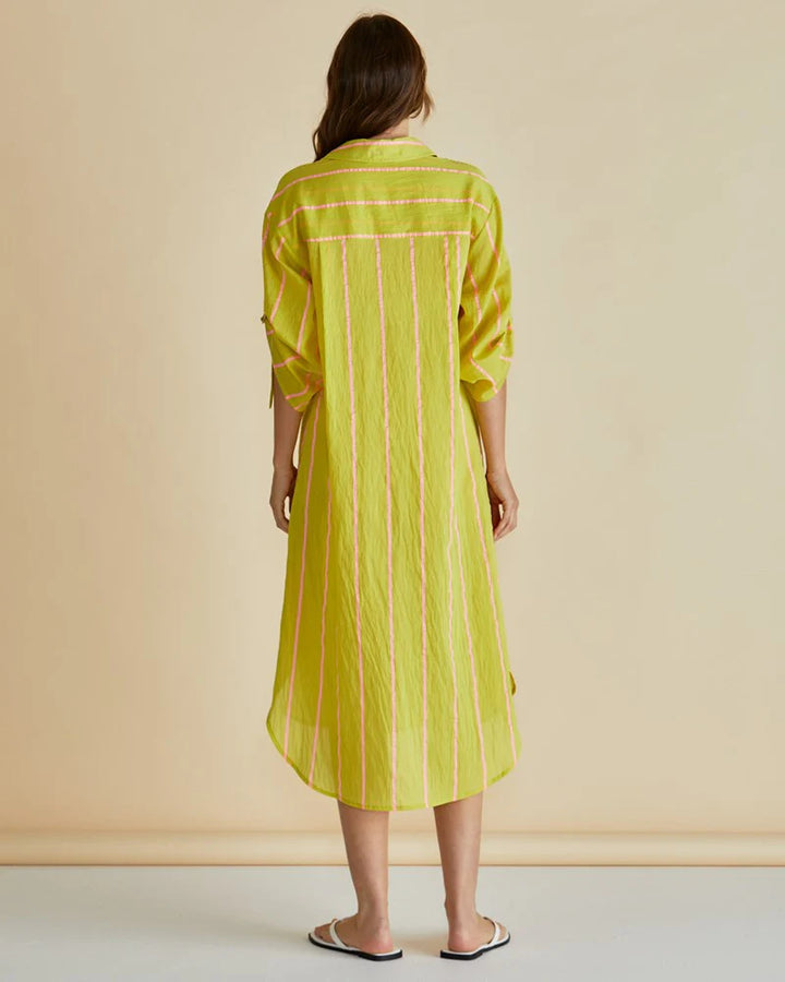 Betty Basics Yellow Hayman Shirt Dress