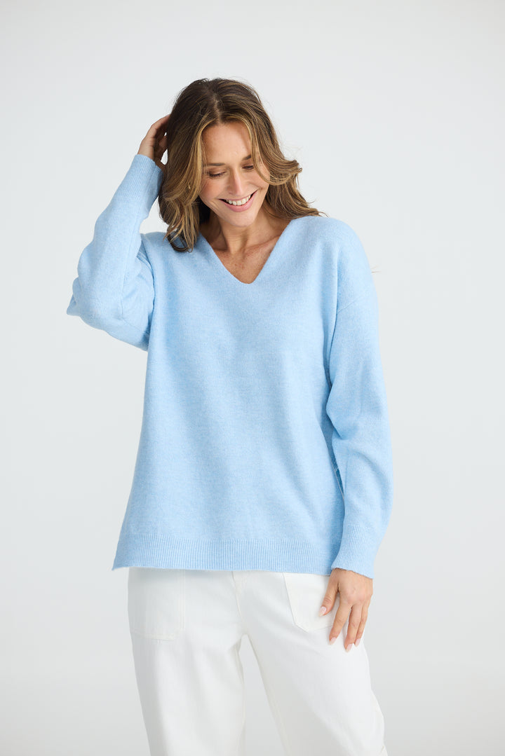 BABY BLUE BRITNEY KNIT