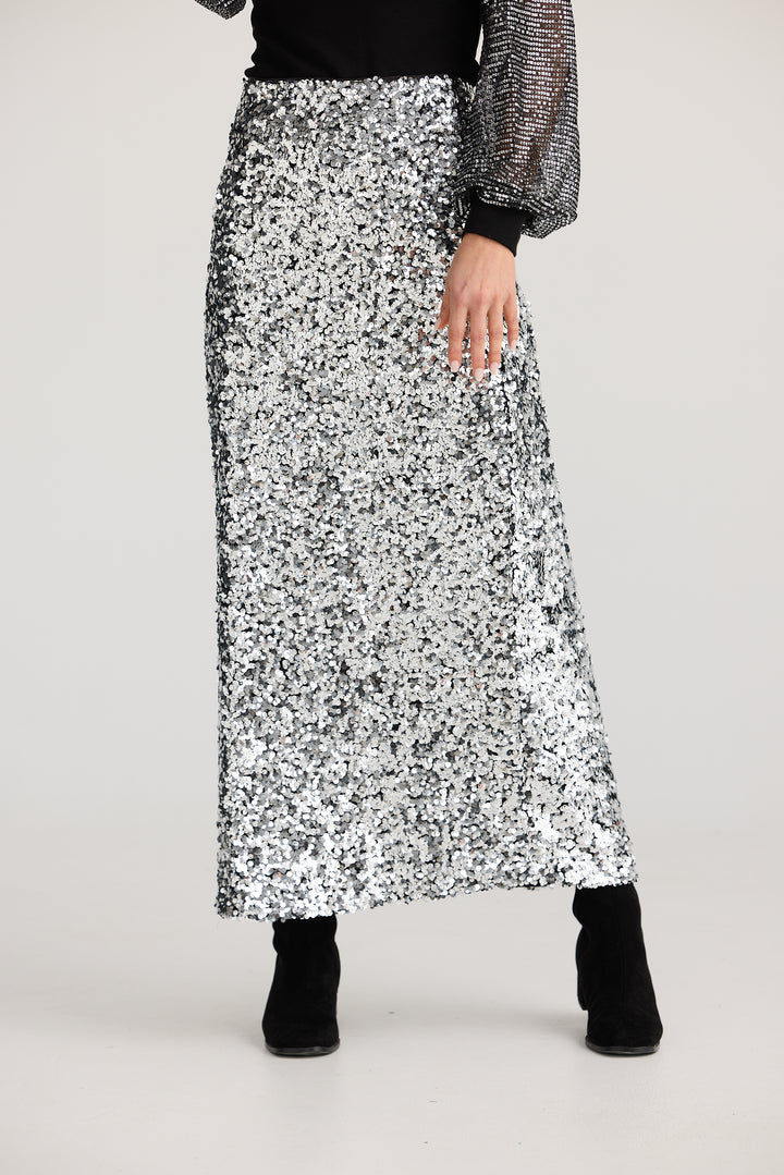 SILVER PARIS SKIRT