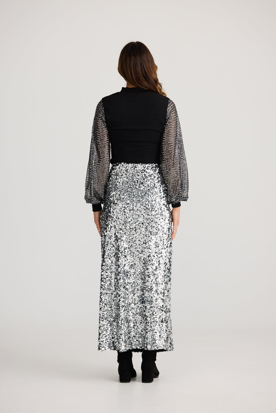 SILVER PARIS SKIRT