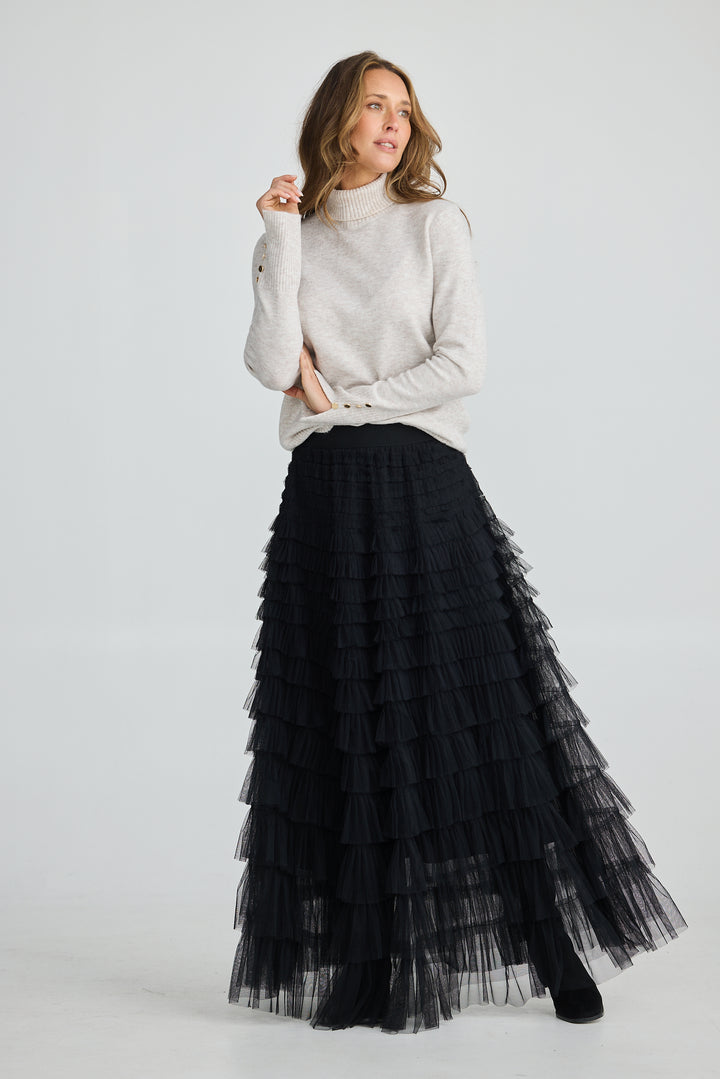 BLACK CHANCE TUTU SKIRT