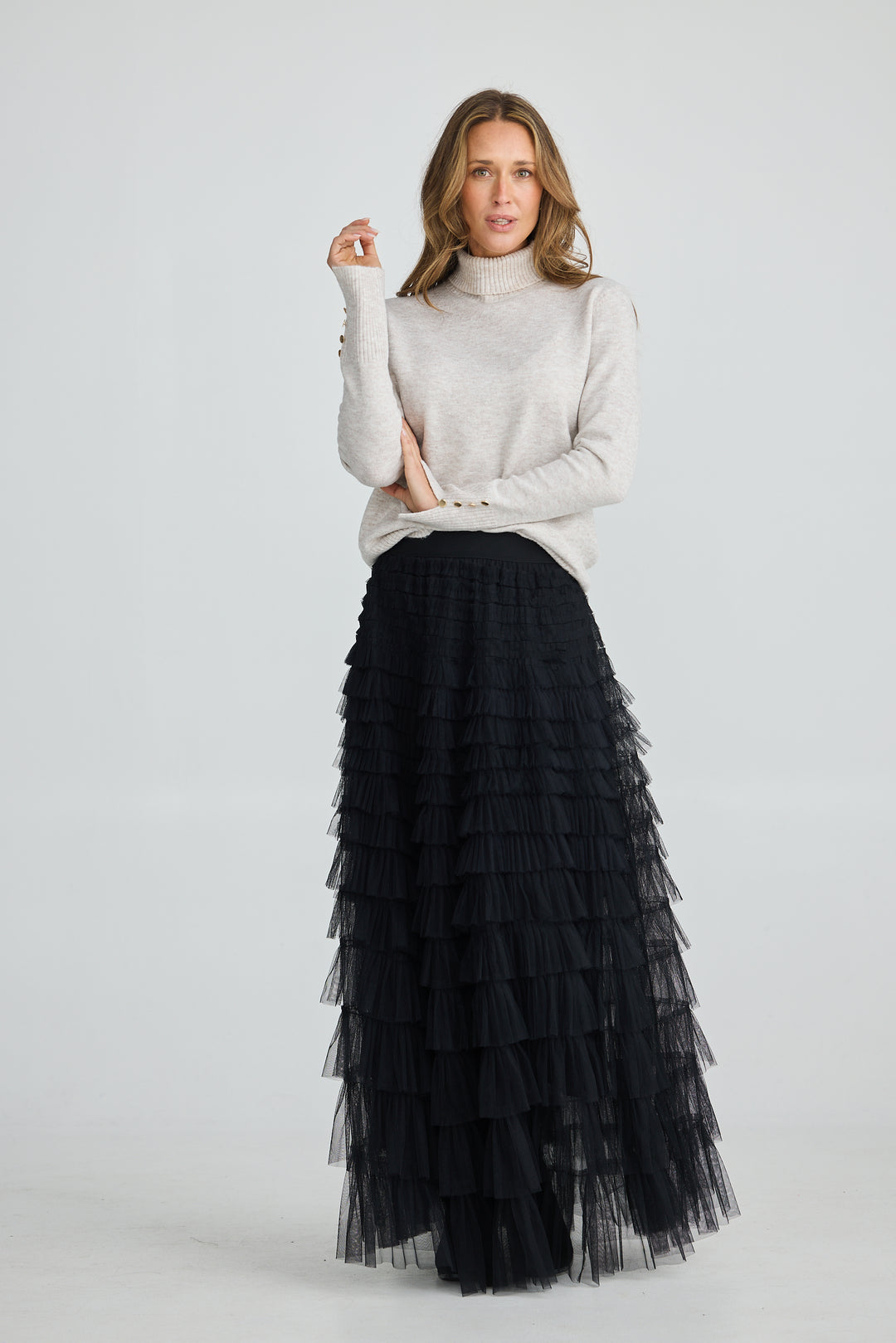 BLACK CHANCE TUTU SKIRT