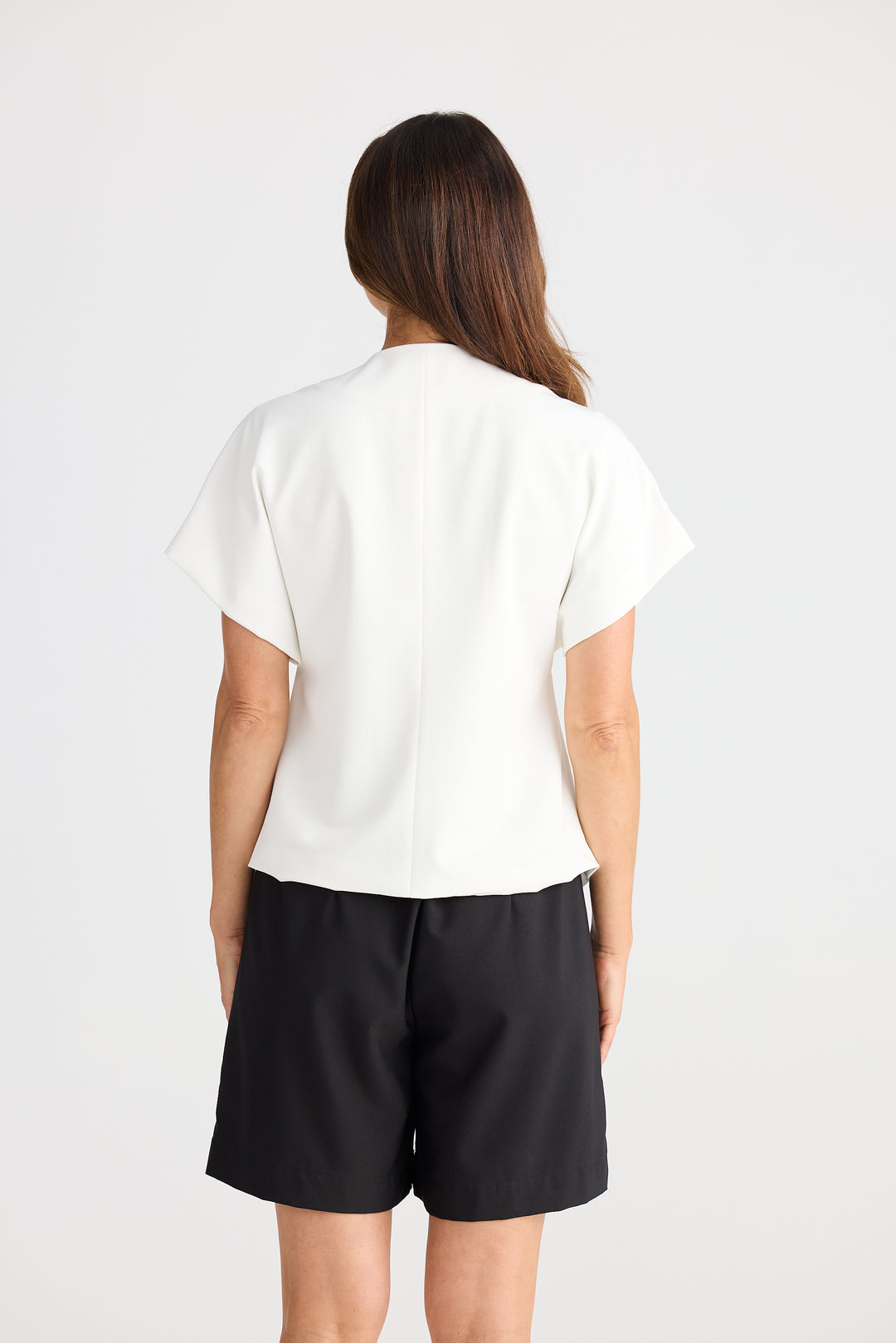 Brave & True White Origami Top