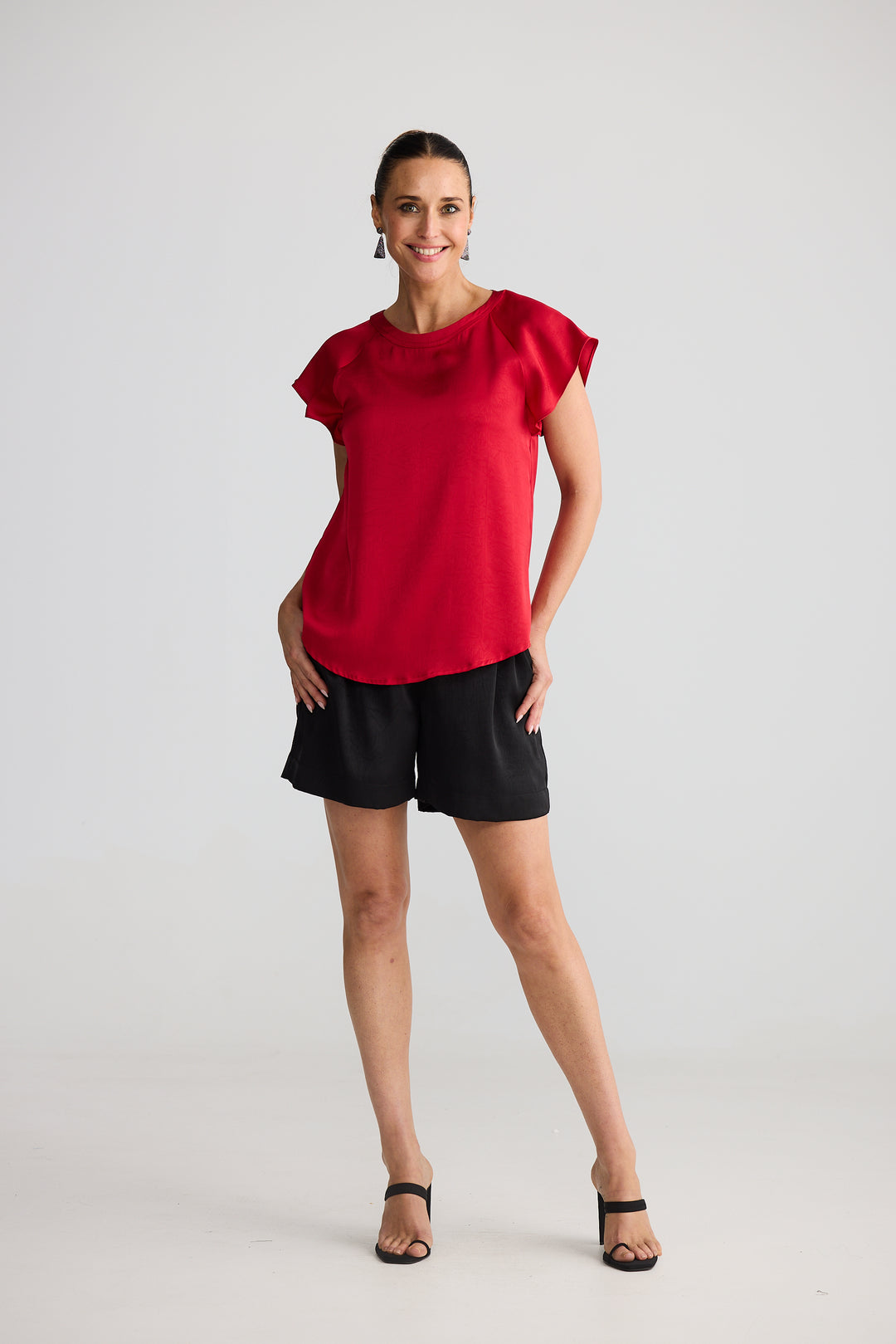 Brave & True Red Boulevard Top