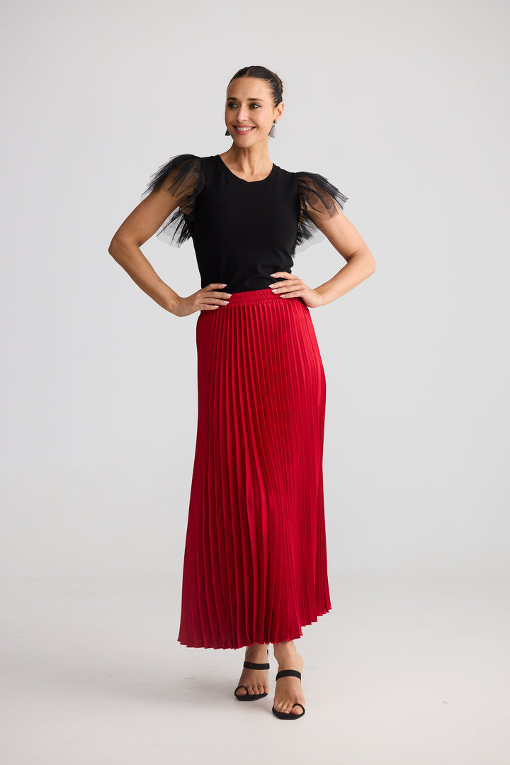 Brave & Tryue Red Alias Skirt