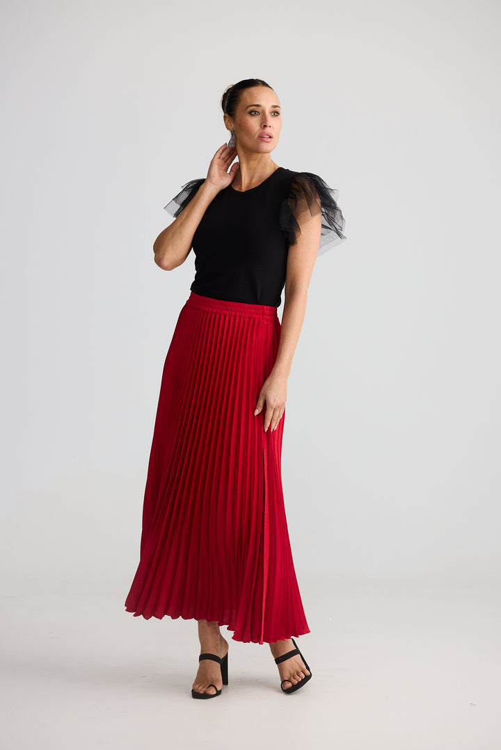 Brave & Tryue Red Alias Skirt