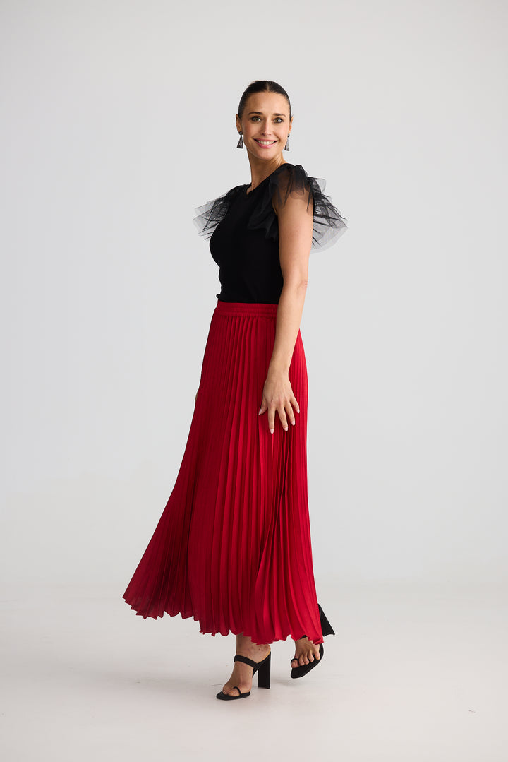 Brave & Tryue Red Alias Skirt