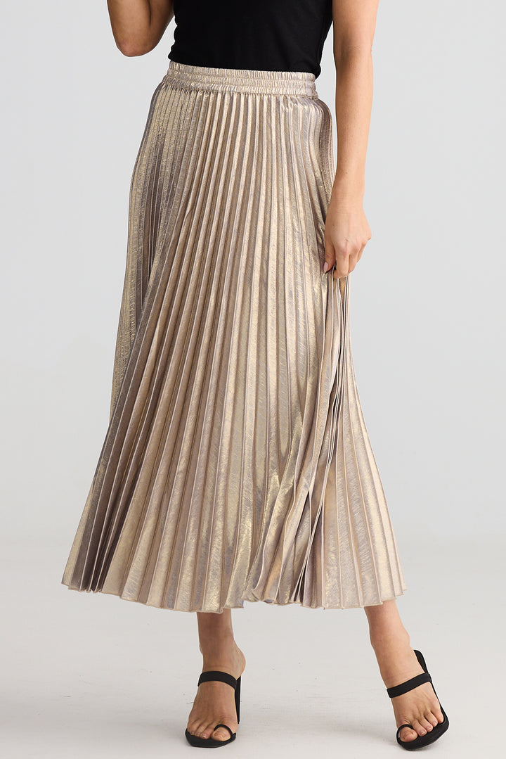 Brave & True Titanium Alias Pleated Skirt