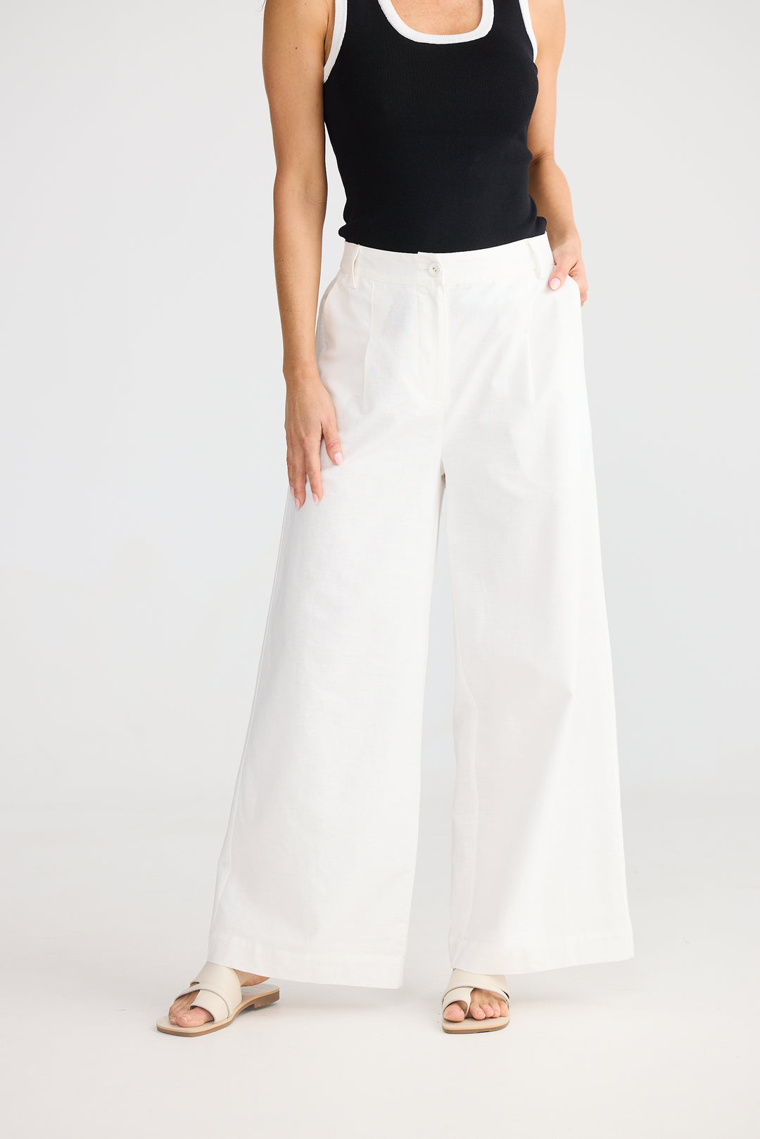 Brave & True White August Pant