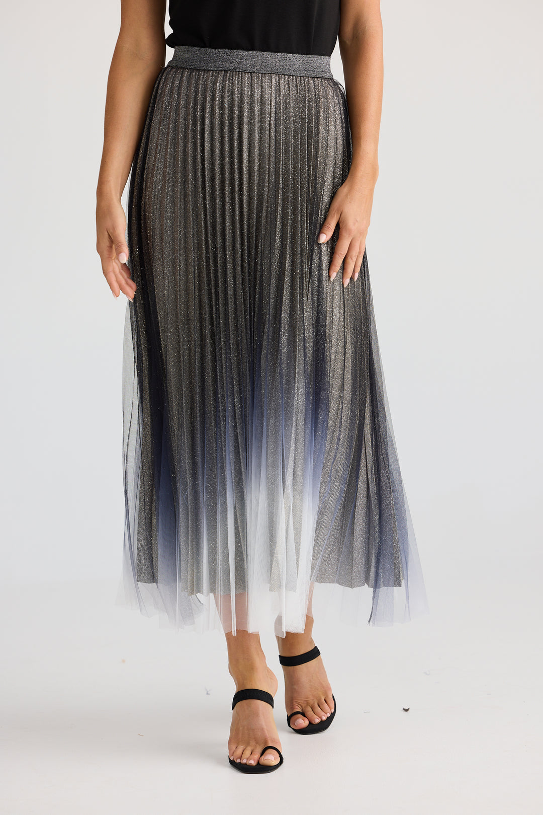 Brave & True Black Ombre West End Skirt