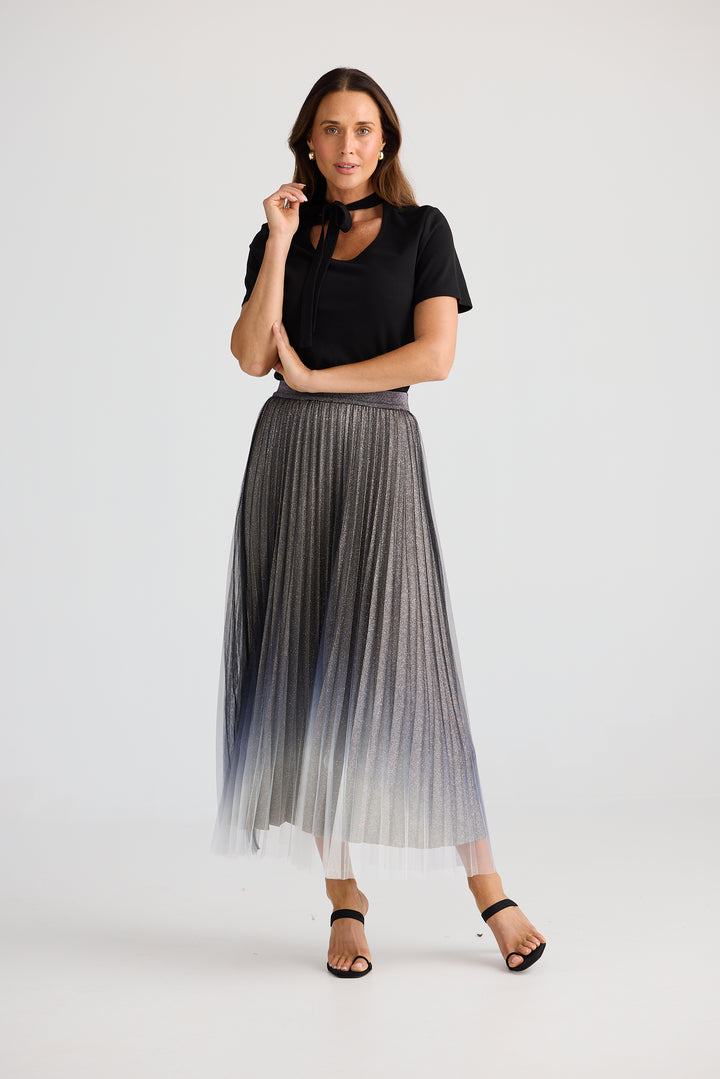 Brave & True Black Ombre West End Skirt