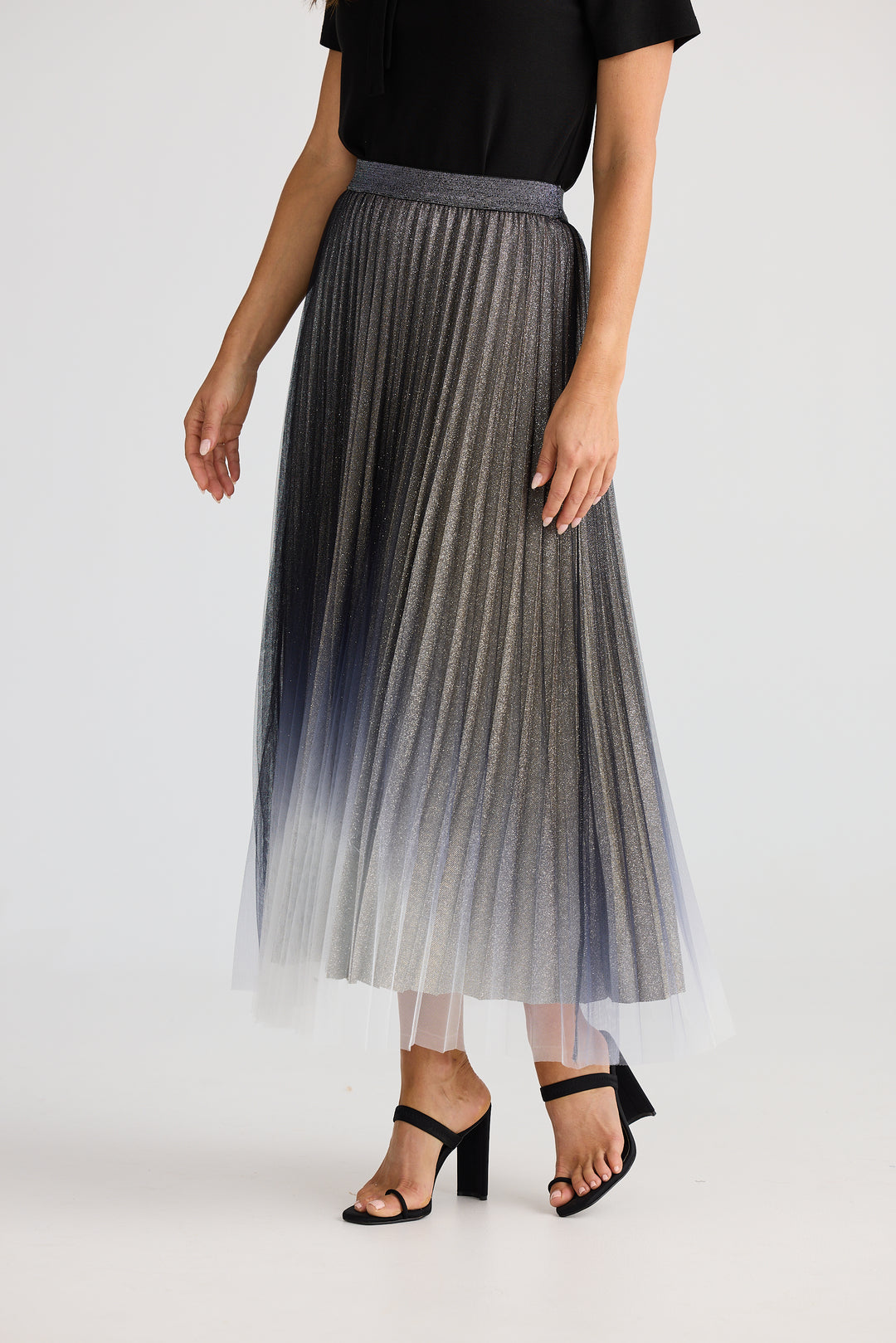 Brave & True Black Ombre West End Skirt