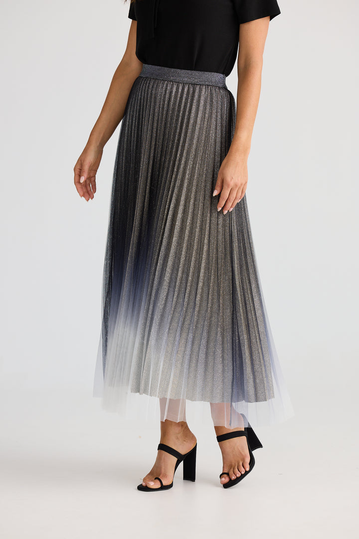 Brave & True Black Ombre West End Skirt